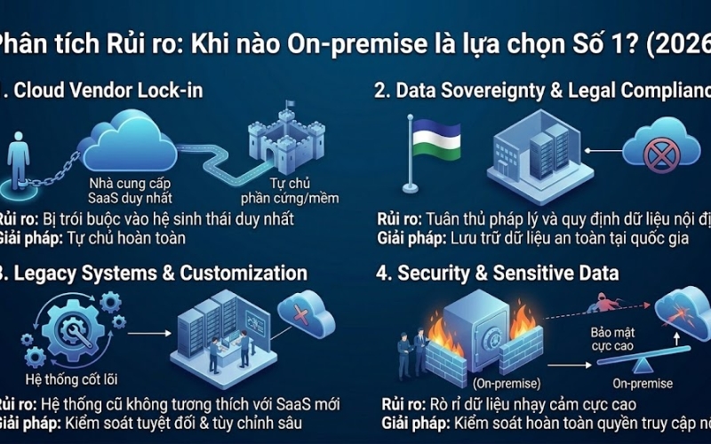 Phân tích rủi ro Khi nào phần mềm truyền thống vẫn là lựa chọn số 1